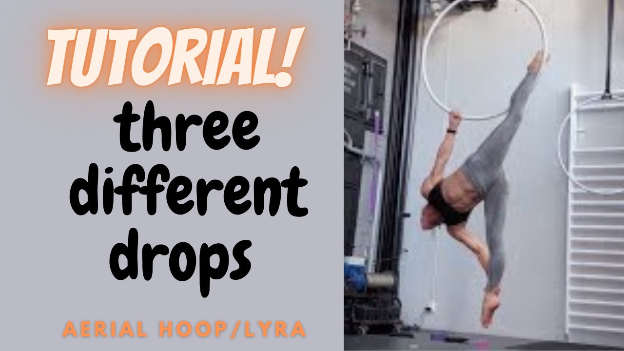 aerial hoop/ lyra tutorial - fun simple drops