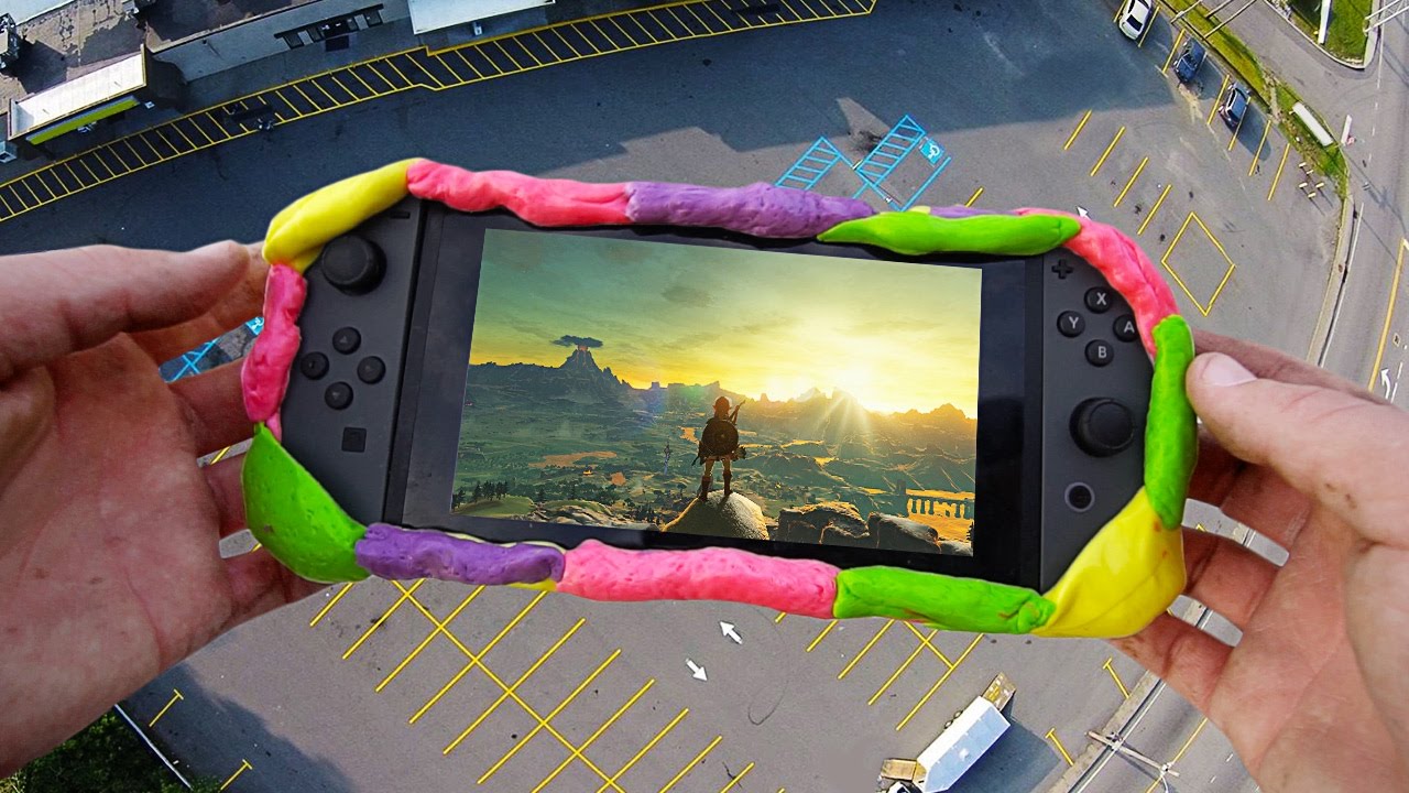 Can Laffy Taffy Protect Nintendo Switch from  100 FT Extreme Drop Test? - GizmoSlip