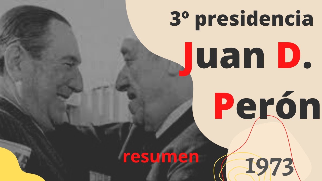 PRESIDENCIAS DE CAMPORA Y PERÓN- RESUMEN