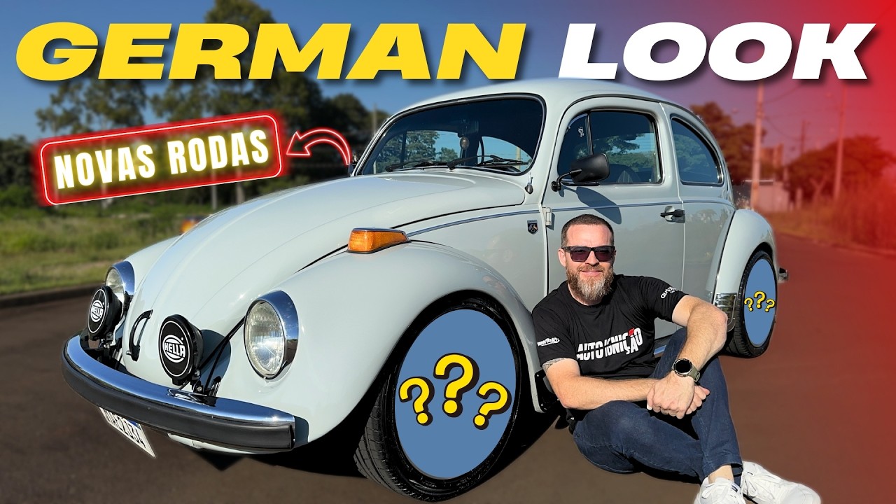 Fusca German Look - Novas Rodas Porsche de 17 Polegadas!