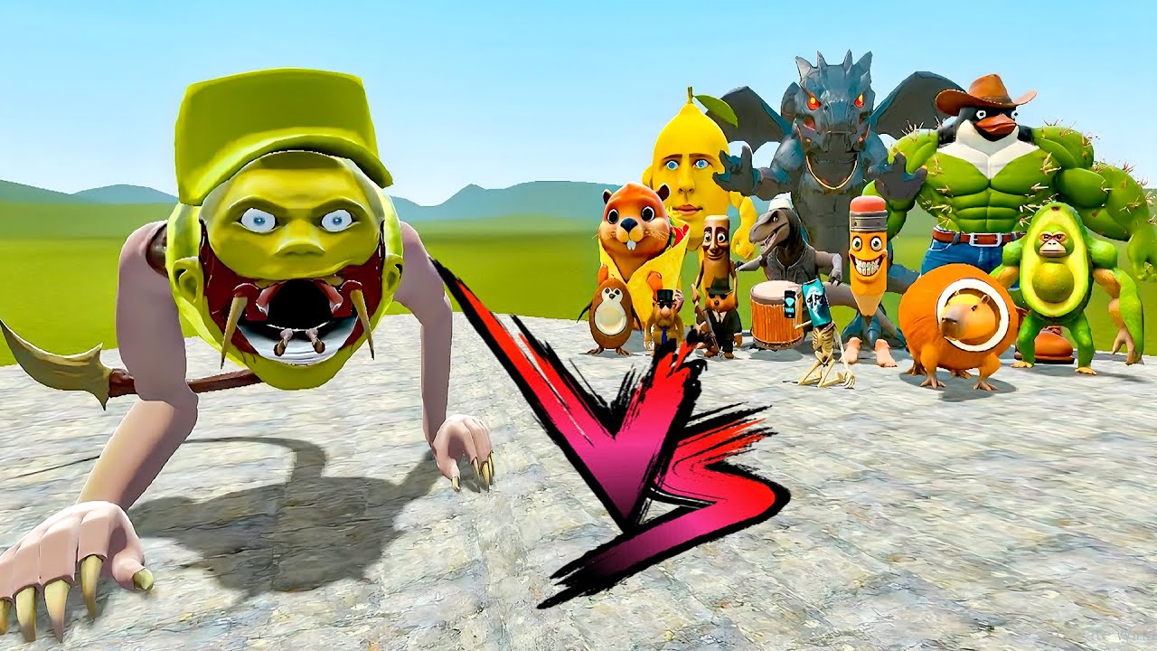 NEW LIN GANG SNAKE MUTANT VS ALL NEW ITALIAN AI BRAINROT MEMES! - in Garry's Mod