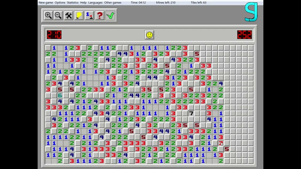 35x20/210 No Guessing (PC), Minesweeper Pro (NF mode)