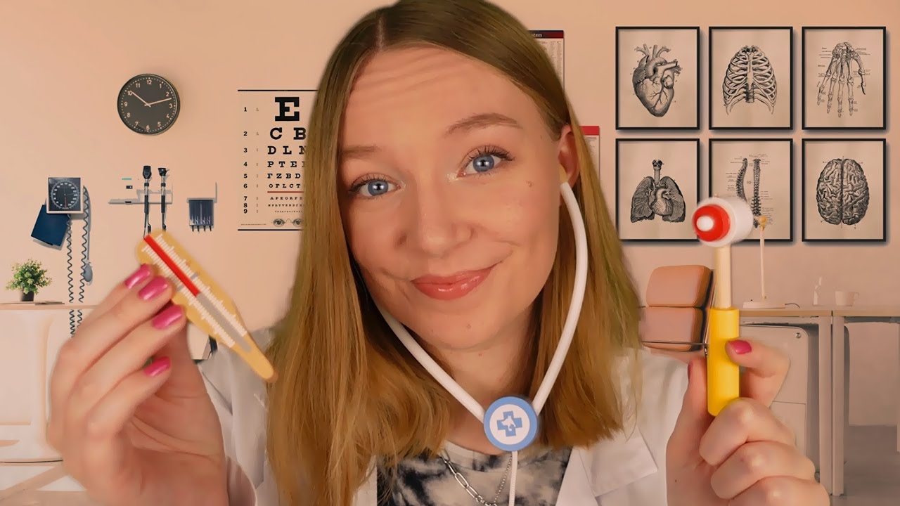 ASMR Wooden Doctors Checkup RP (Whispered, Layered Sounds)