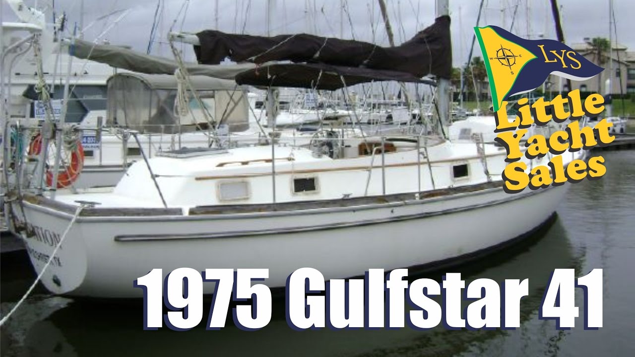 SOLD!!! 1975 Gulfstar 41 sailboat for sale at Little Yacht Sales, Kemah Texas