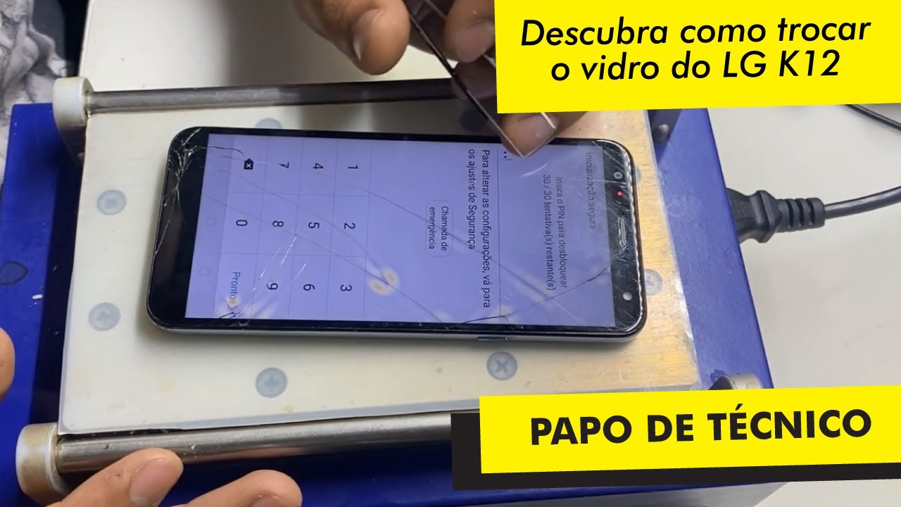 Descubra como trocar o vidro do LG K12.