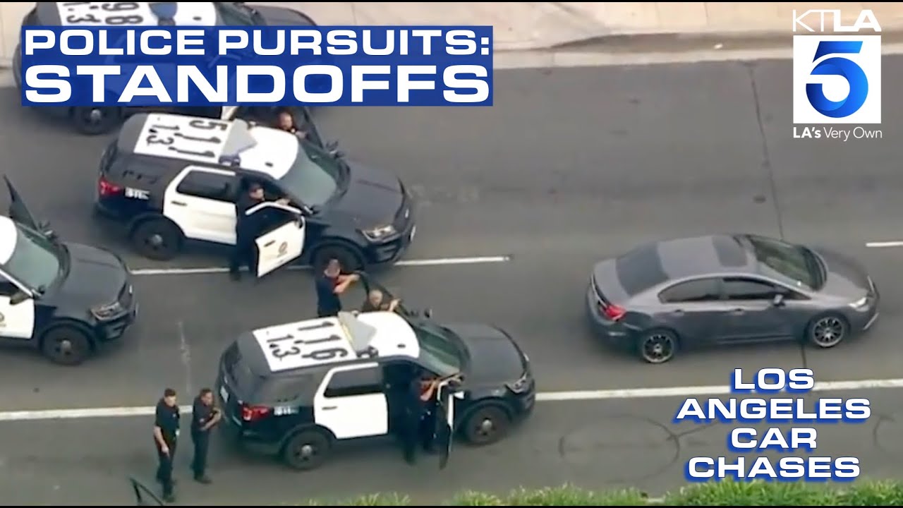Police pursuits ending in standoffs  | Los Angeles Car Chases