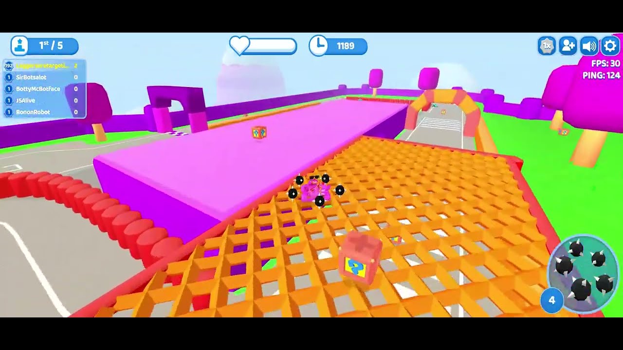 Testing the Spiky & Invincibles only mode on bots till getting to the highest achievable streak