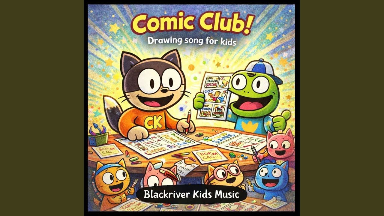 Drawing Song for Kids | Comic Club! (Art & Creativity Song)