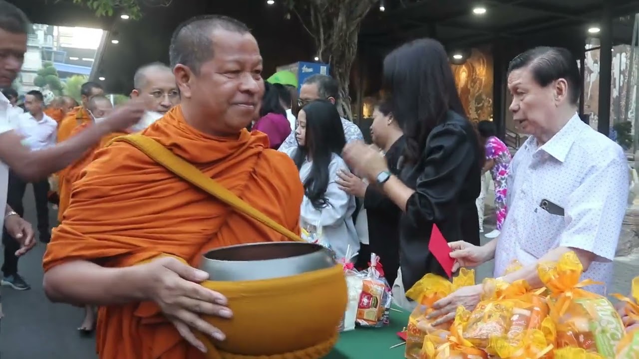 สวนนงนุชพัทยาจัดพิธีทำบุญตักบาตรต้อนรับปีใหม่ 2569 สืบสานประเพณีทางพุทธศาสนา