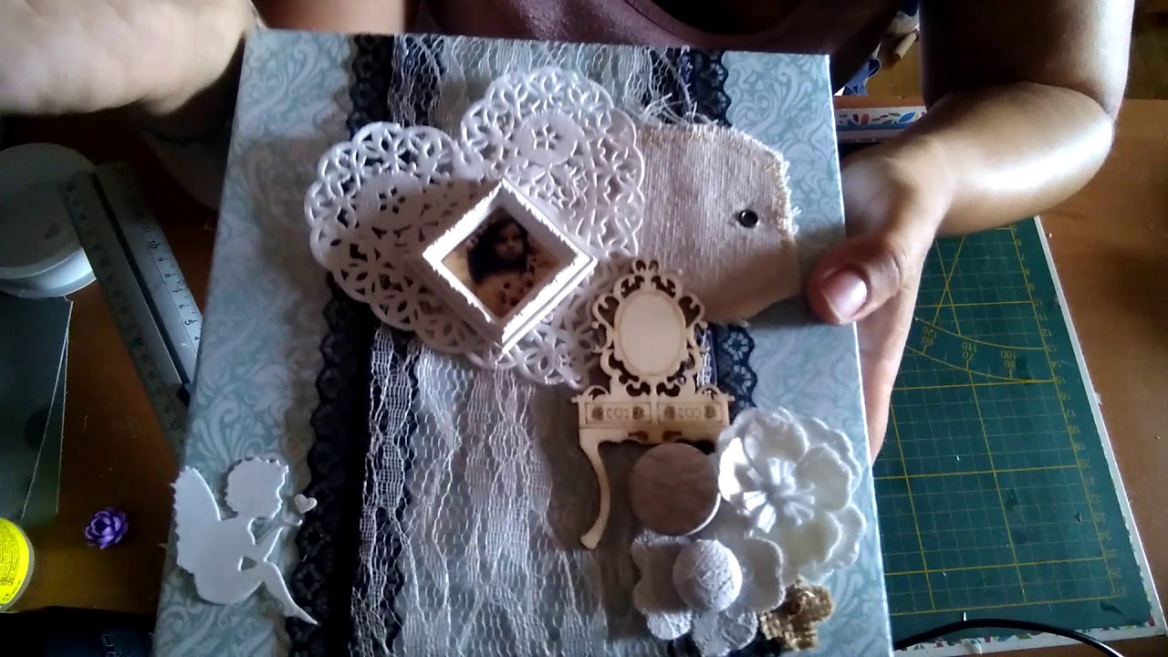 Pr&eacute;sentation d'une valise scrap (tuto de lydille)