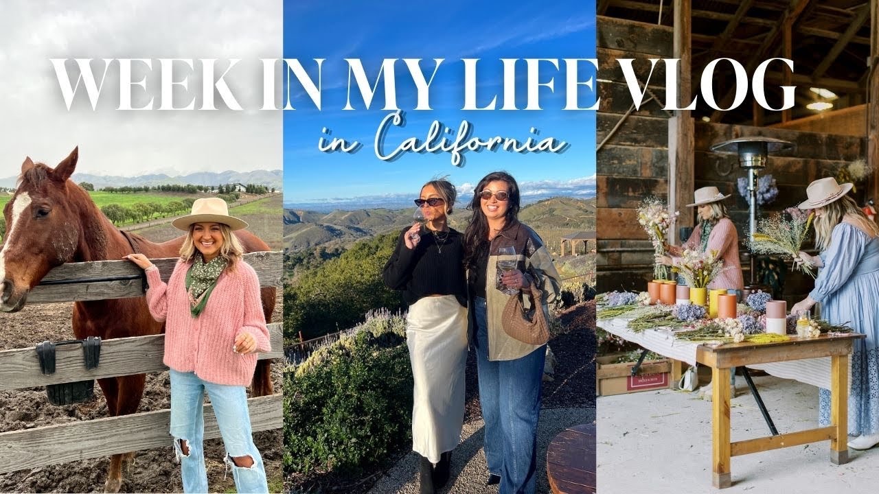 WEEK IN MY LIFE IN CALIFORNIA || brand trip to SLO, meeting LTK team & influencer friends irl
