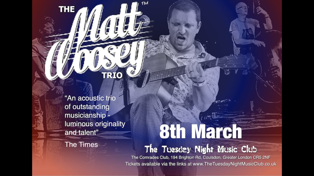 Matt Woosey & David Small live at The Tuesday Night Music Club  8th March 2022
