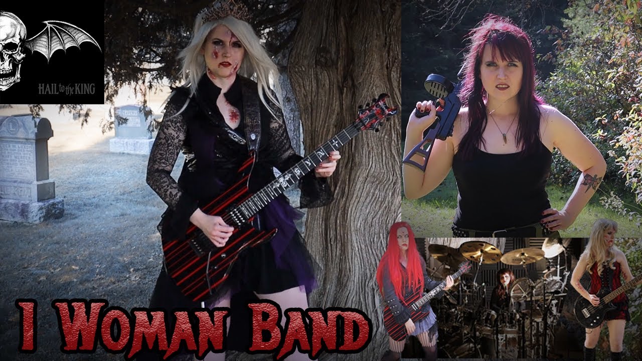 Hail to the King - Avenged Sevenfold- 1 Woman Band Cover