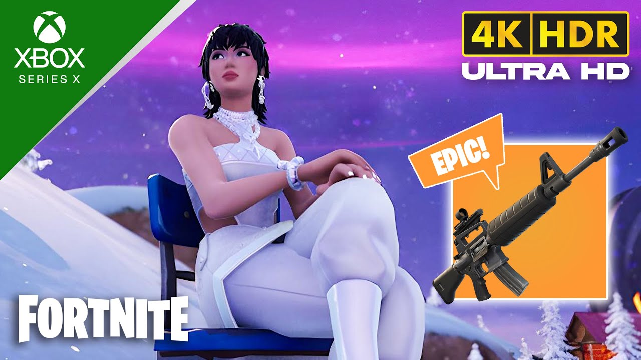 Fortnite (XBOX SERIES X) 4K 120FPS HDR Gameplay | Skin LISA Rockstar