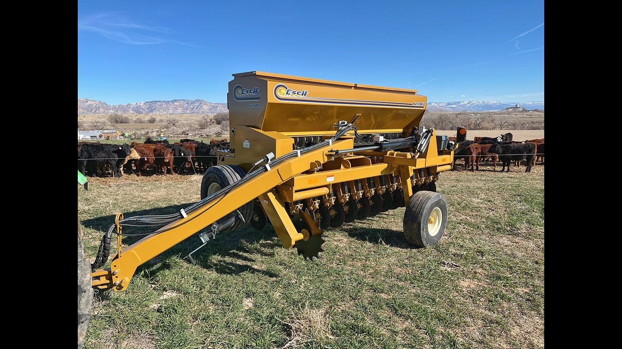 Esch 5612 No-Till Drill Folding In