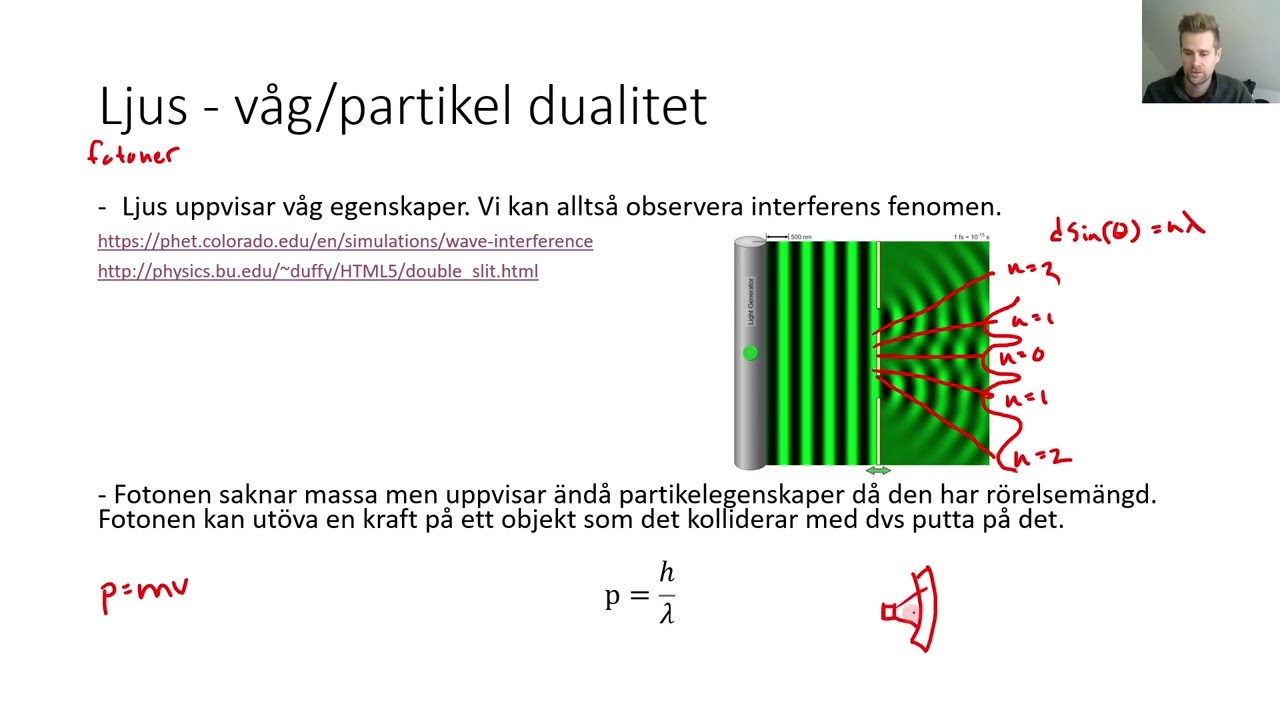 Fysik 2 - Partiklar eller vågor? (kvantfysik)