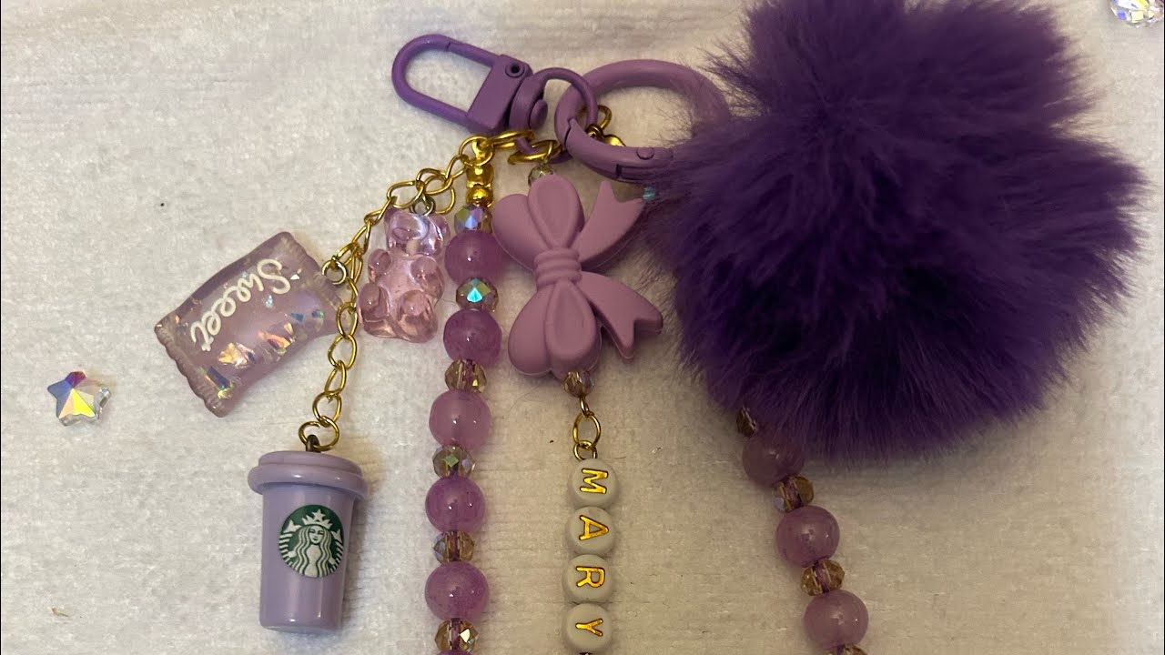 Project Share  - Beautiful Keychain/Bag Charms Pinterest Inspired ✨💖