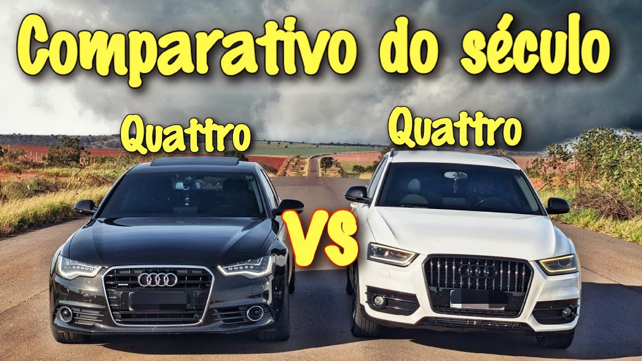 AUDI A6 V6 SUPERCHARGER vs AUDI Q3 2.0T STG3! POLÊMICO!