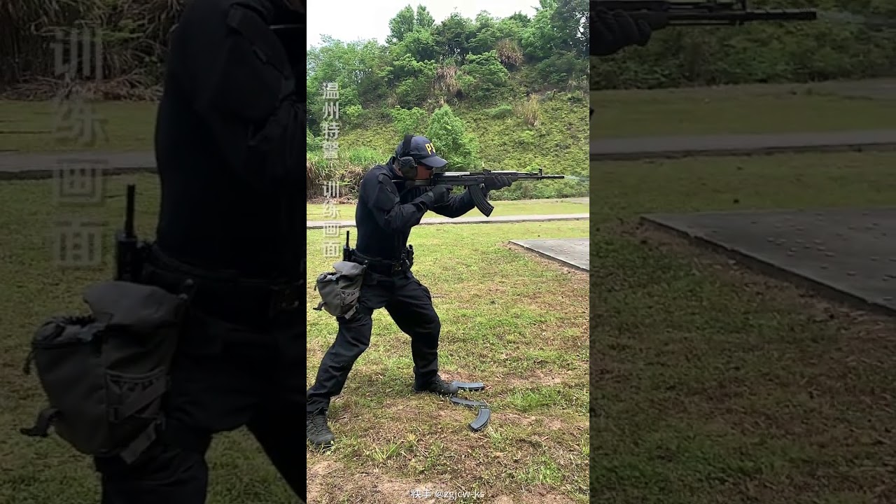 Automatic shooting of Chinese 81 automatic rifle