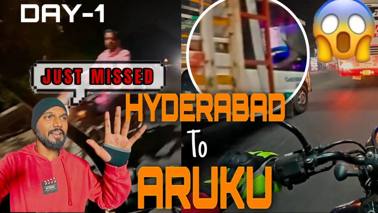 Hyderabad to Aruku | Day-1 | First Long Moto Ride | @Abhivlogs-68 