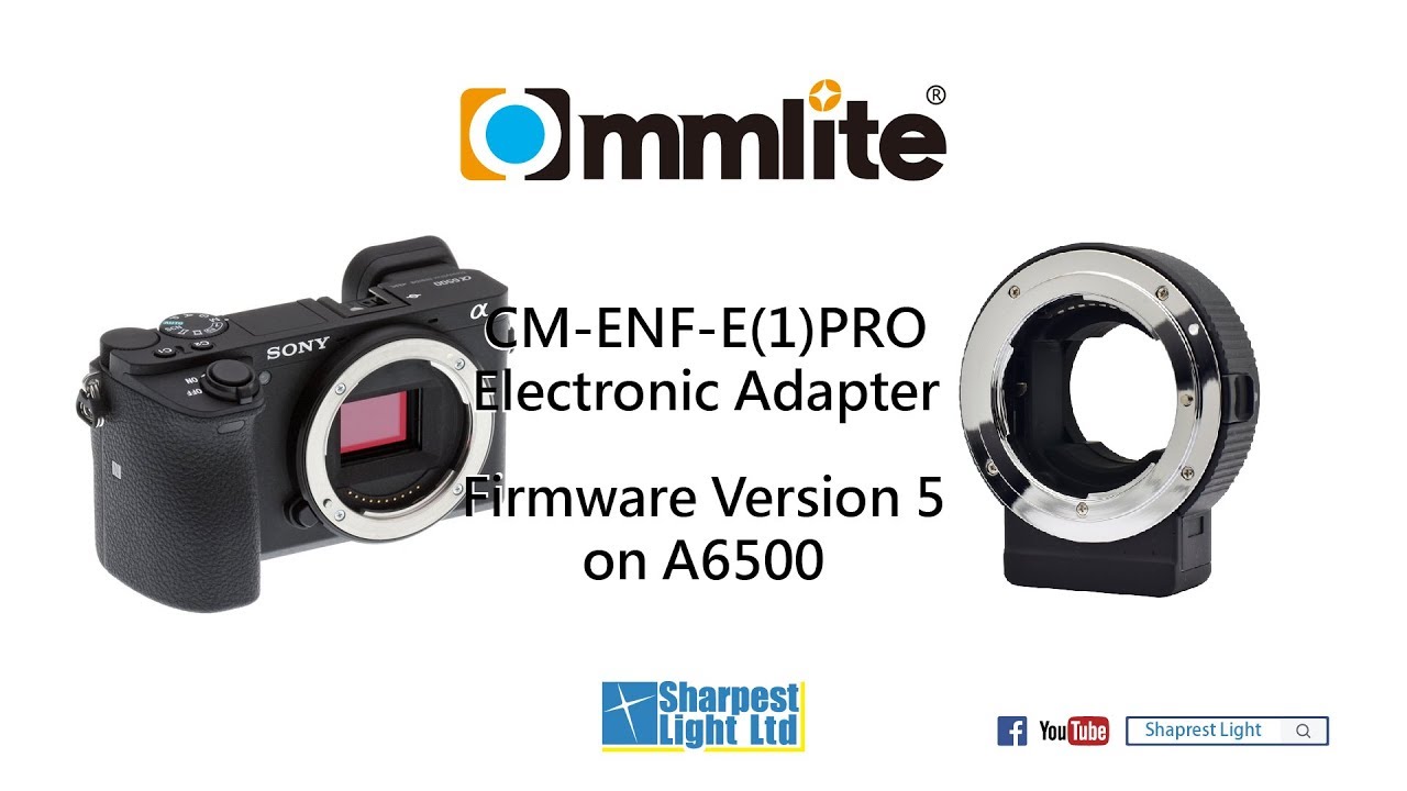 Commlite CM-ENF-E1 PRO ver.05 Nikon to Sony Autofocus Adapter Testing on A6500