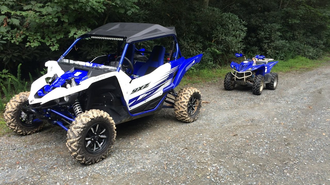 YXZ 1000R & Wolverine 450 Fast Riding @ Brown Mountain Trail 6