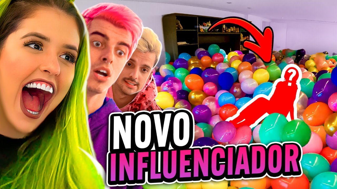 A nova influenciadora foi encontrada na trolagem de 5 MIL balões no quarto!