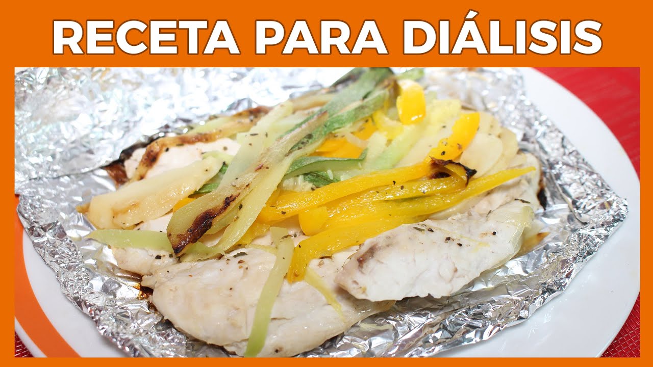 RECETAS para HEMODIALISIS 🐟PESCADO EMPAPELADO😍 Junica IRC