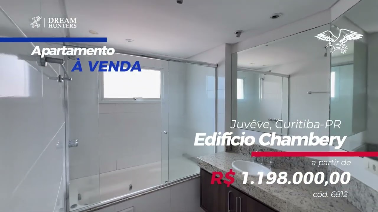Edifício Chambery, com 122m², 3 Quartos (1 sendo suíte), 3 Vagas de garagem, no Bairro Juvevê