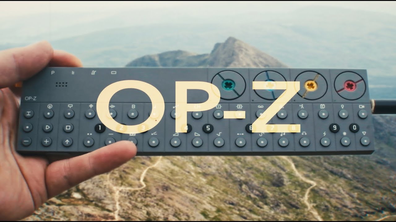 Mountain top OP-Z in Eryri National Park - dawless synth jam