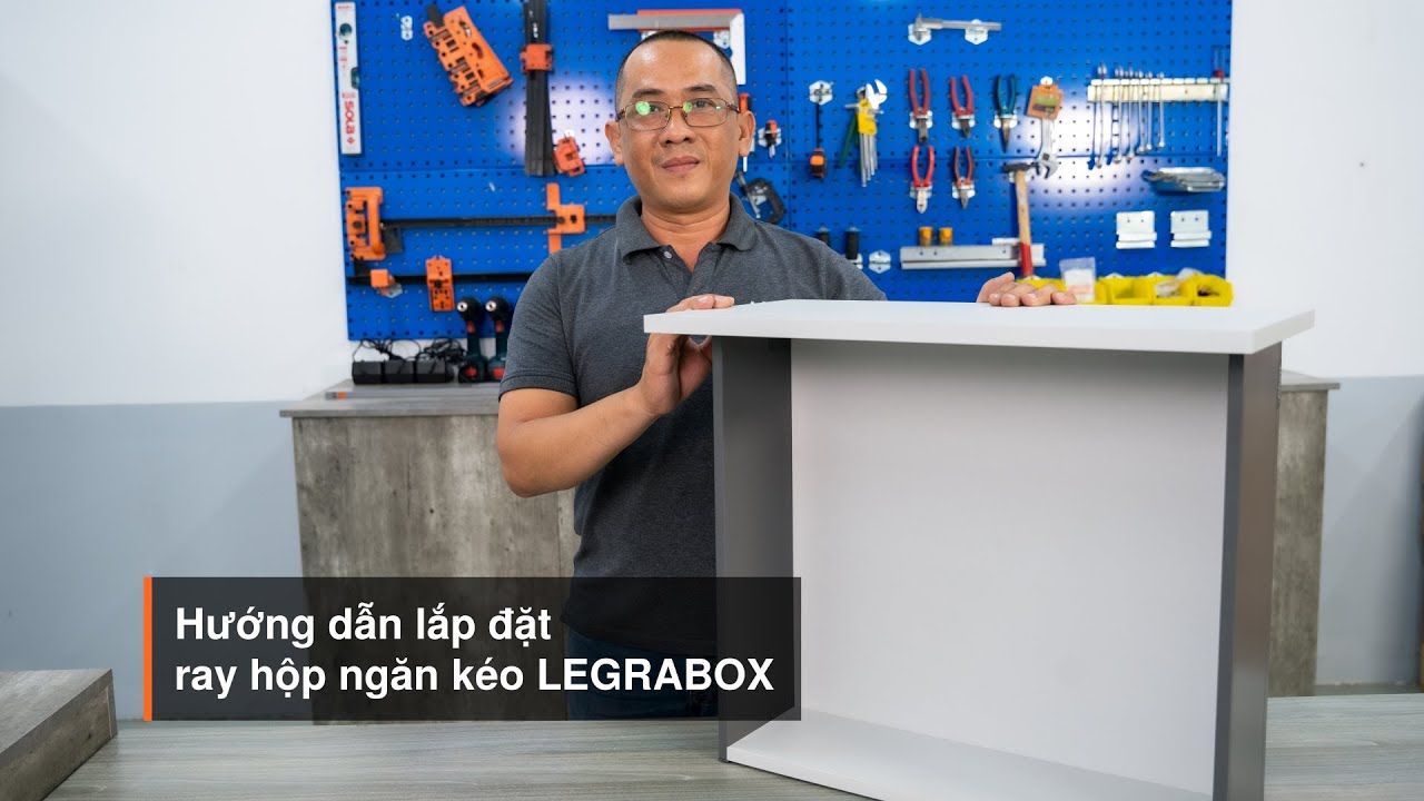 HƯỚNG DẪN LẮP ĐẶT RAY HỘP NGĂN KÉO LEGRABOX TIP-ON BLUMOTION | BLUM
