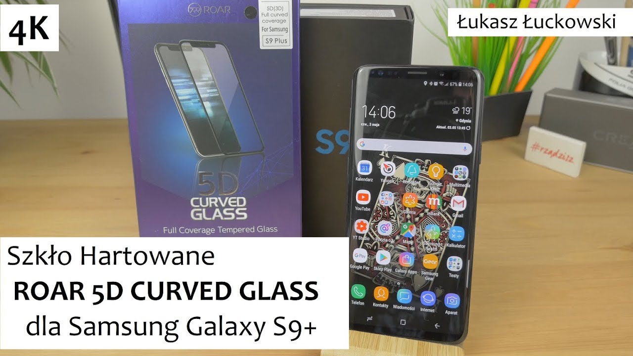 Szkło Hartowane ROAR 5D CURVED GLASS dla Samsung Galaxy S9+ | Montaż