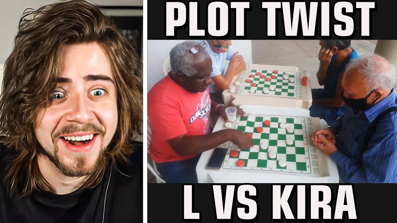 cellbit EM CHOQUE com L vs KIRA no jogo de damas