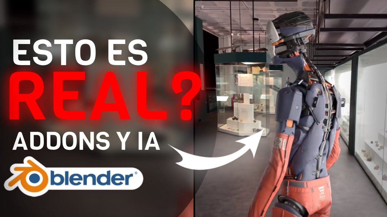 🔴ESTO es el FUTURO.. |  BLENDER con IA y Herramientas Gratis