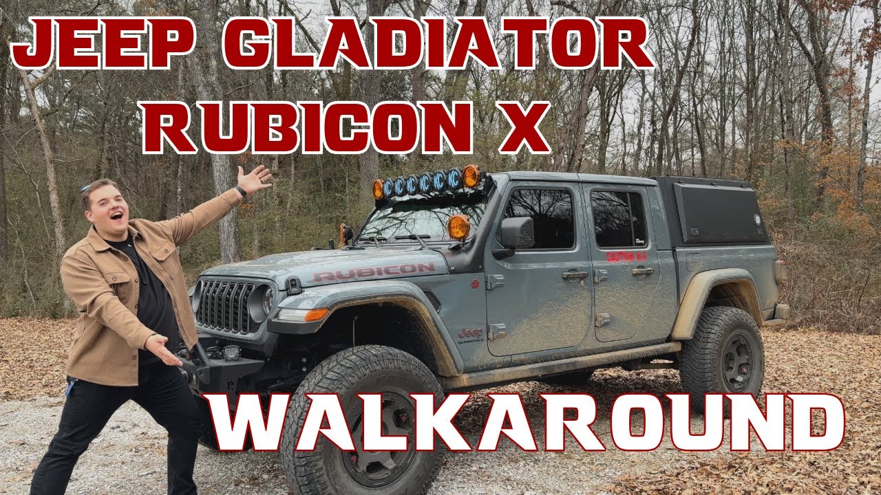 Walkthrough on our 2024 Jeep Gladiator Rubicon X!!!