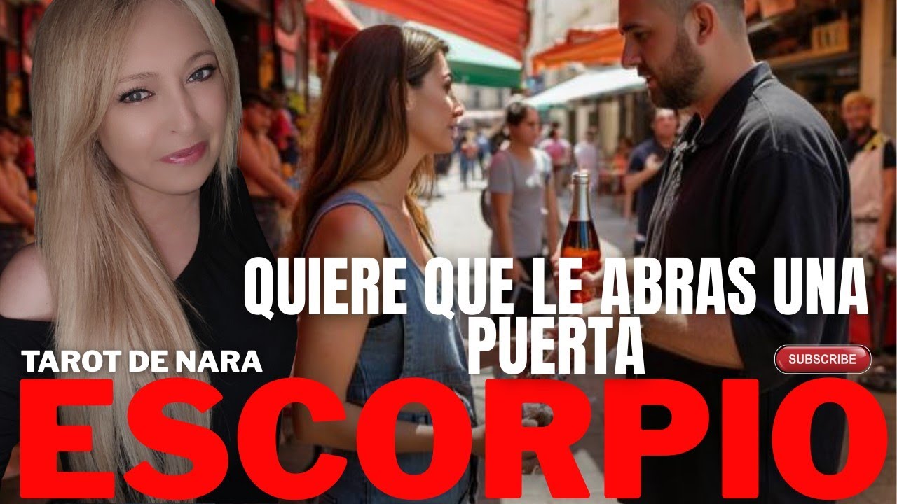 ESCORPIO♏¡SUS PLANES SE LE FUERON A LA BASURA!QUIERE QUE LE ABRAS UNA PUERTA!Y ROMPER TU ESPÍRITU!