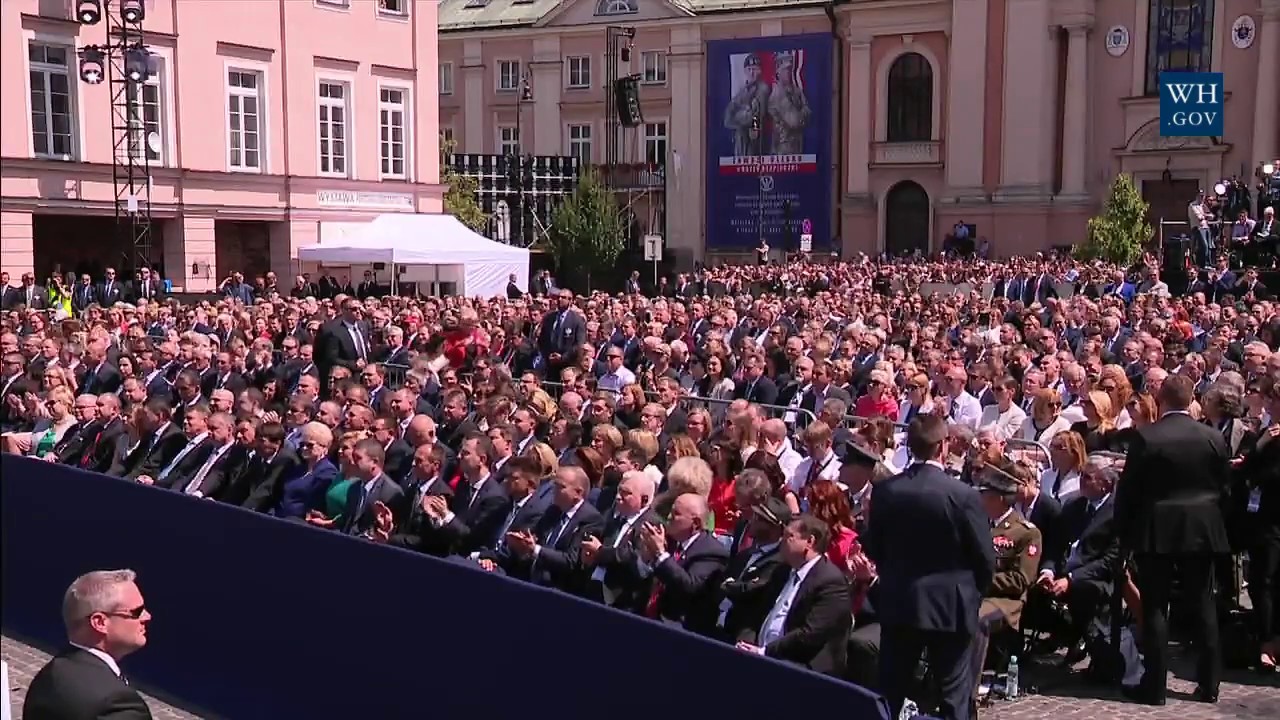 President Trump Gives Remarks to the People of Poland