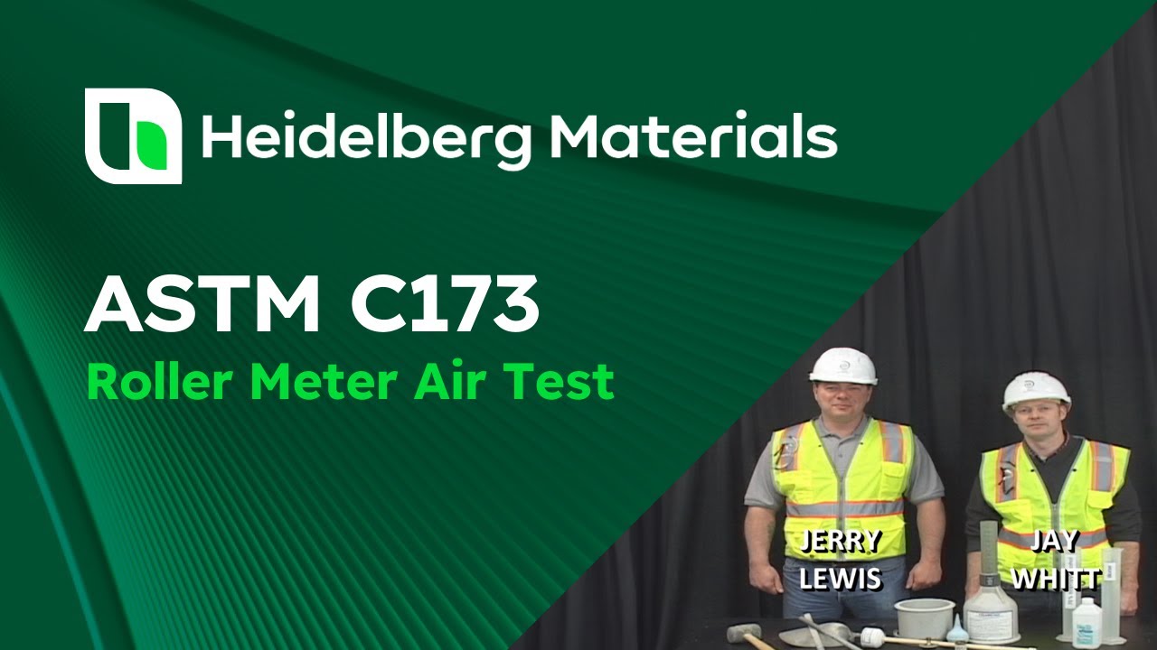 ASTM C173 Standard Test Method for Air Content of Freshly Mixed Concrete by the Volumetric Method