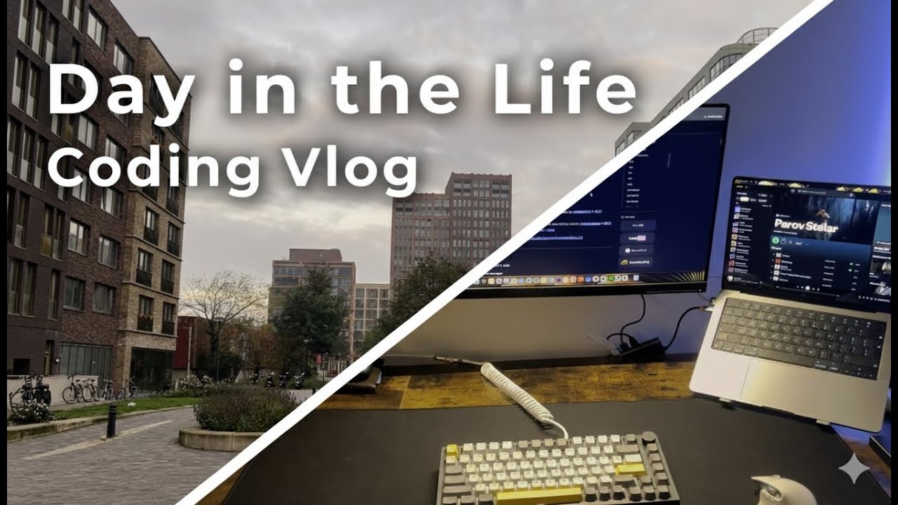 Day in the life of a Software Engineer | Coding Vlog | Netherlands