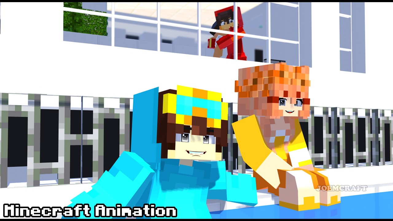 MIA & CASH BECOMES MOM & DAD | BELIEVE BY NEFFEX -  Minecraft Animation