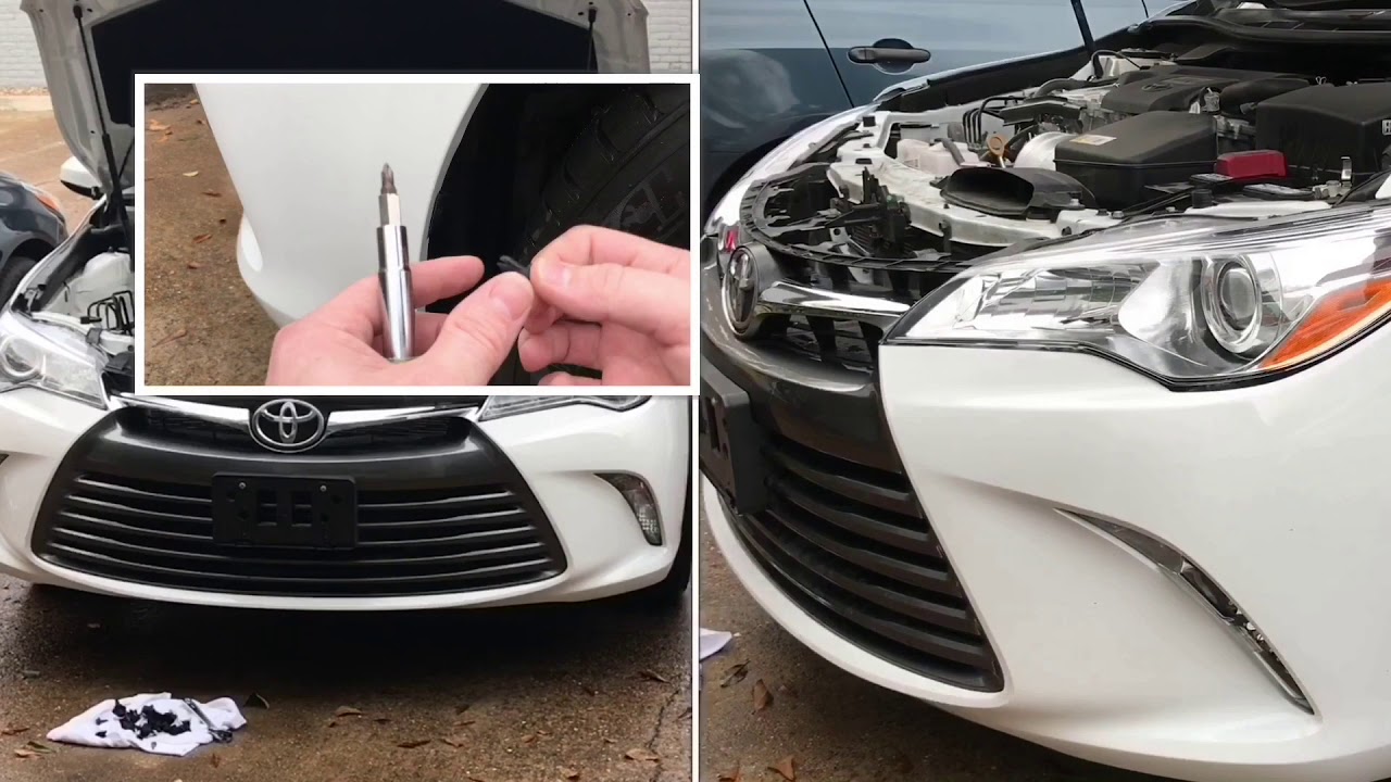 2015 2016 2017 Toyota Camry - How to Remove the Front Bumper Cover