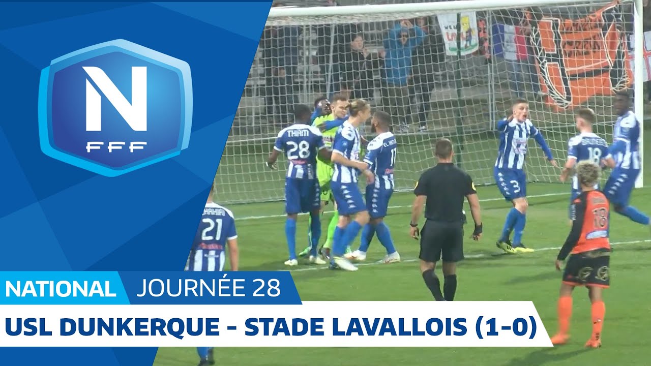 J28 : USL Dunkerque - Stade Lavallois (1-0), le r&eacute;sum&eacute; I National FFF 2018-2019