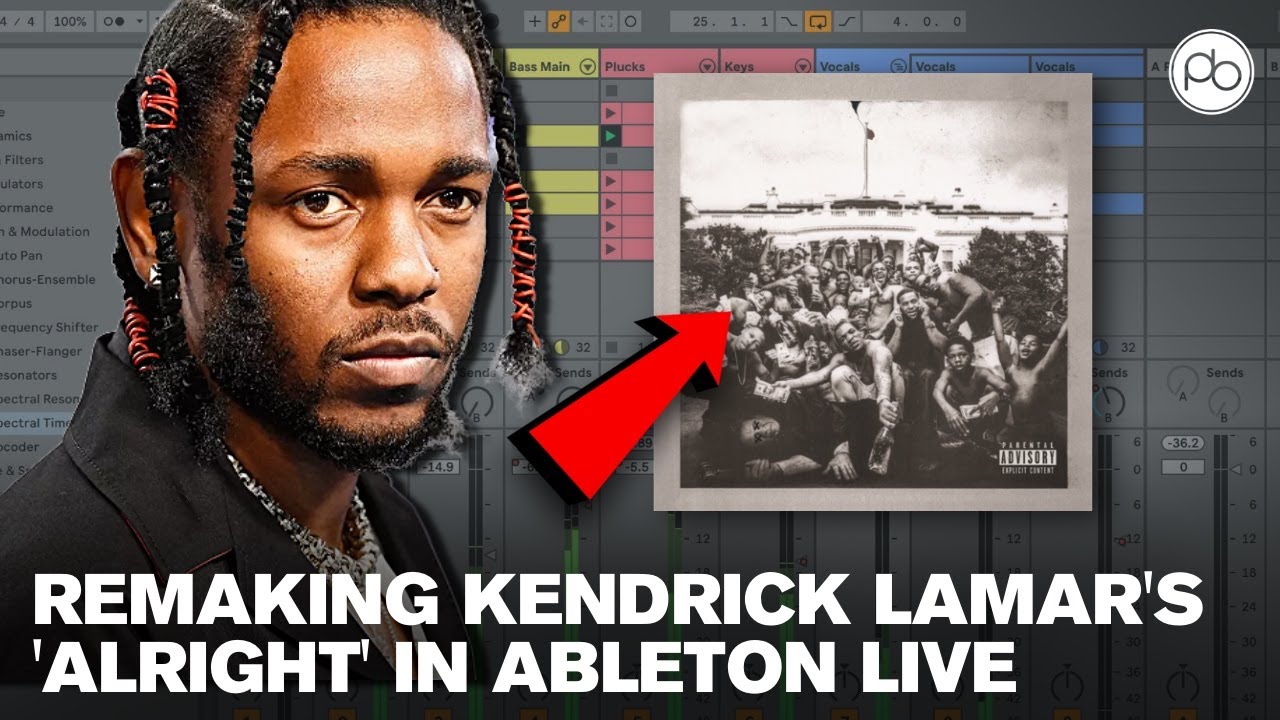 Как создать бит «Alright» Кендрика Ламара в Ableton Live с Адалом Джамилем из Point Blank LA