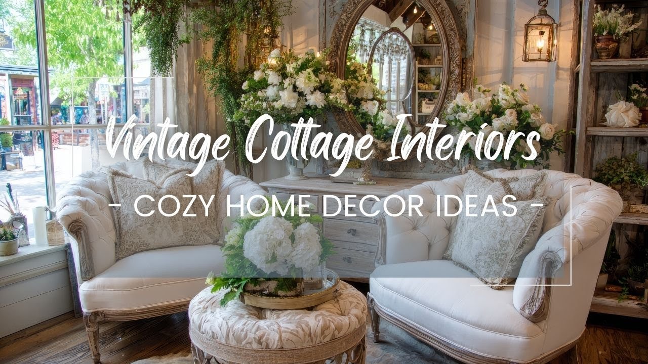 Cozy Home Decor Ideas: Vintage Cottage Interiors That Will Make You Dream Come True!