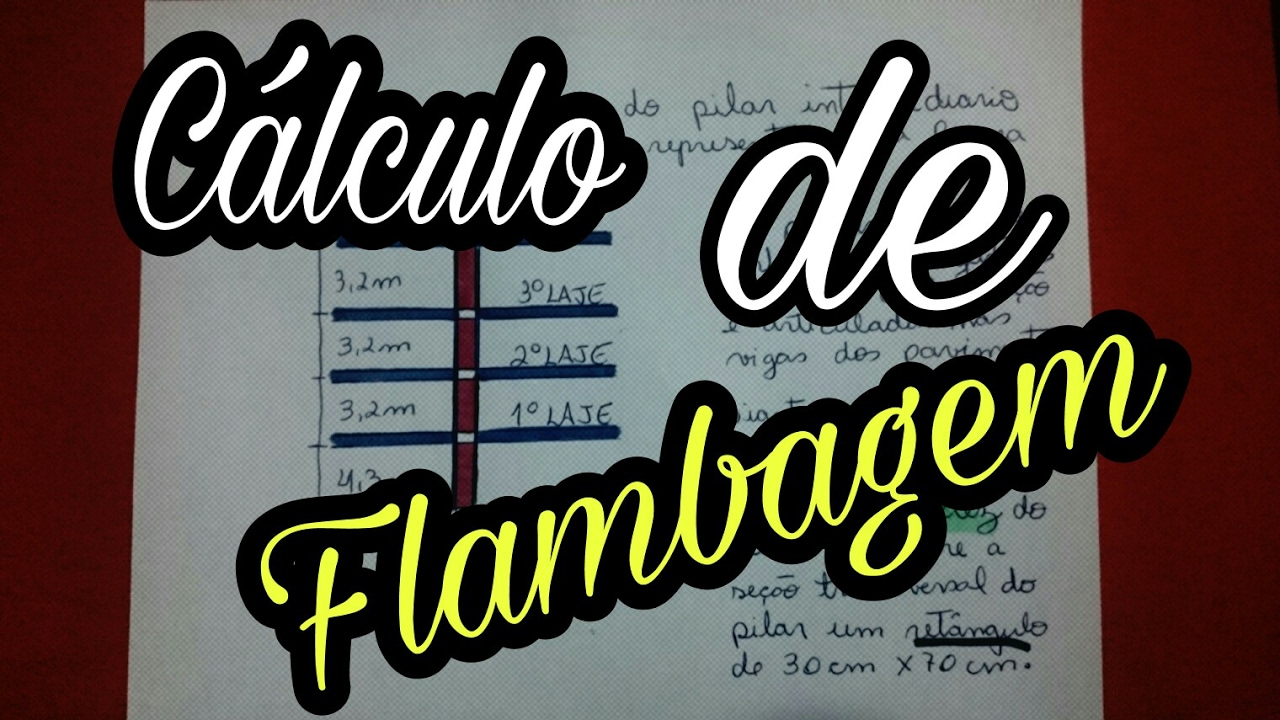 Flambagem e índice de Esbeltez do Pilar Parte 1