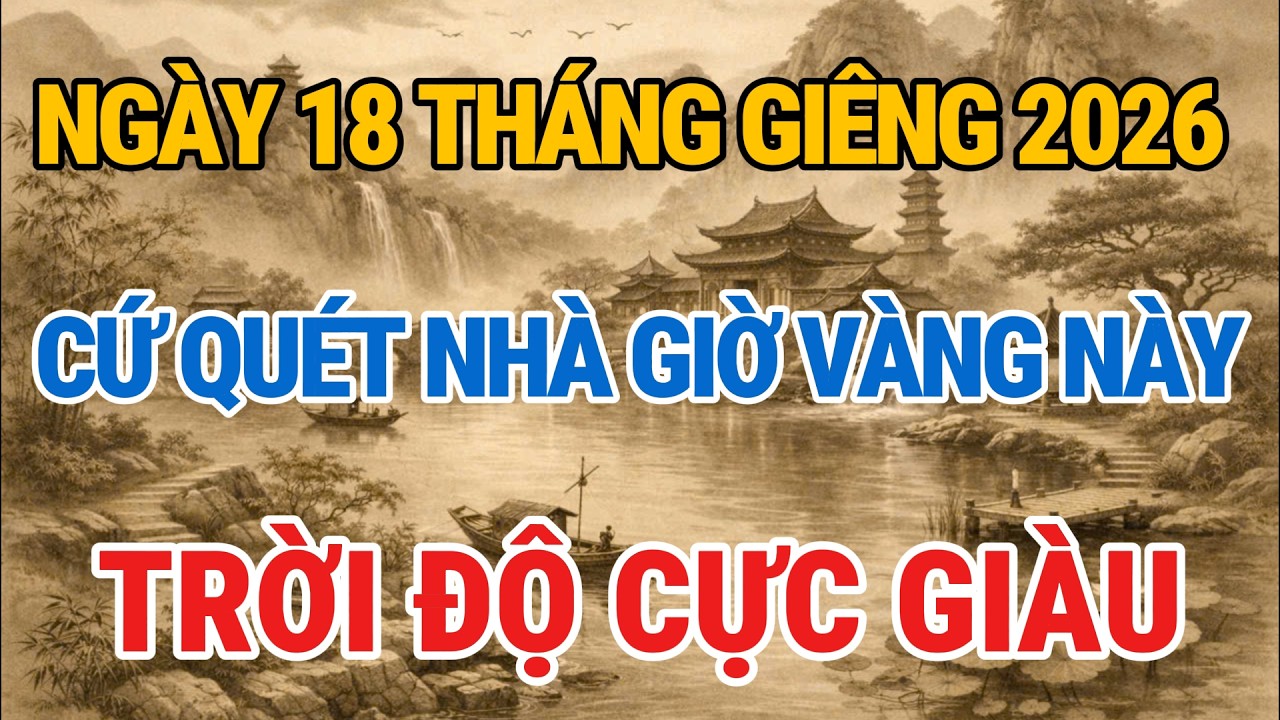 Ngày 18 tháng giêng đừng dại quét nhà vào 3 giờ này KẺO TÀI LỘC BAY HẾT