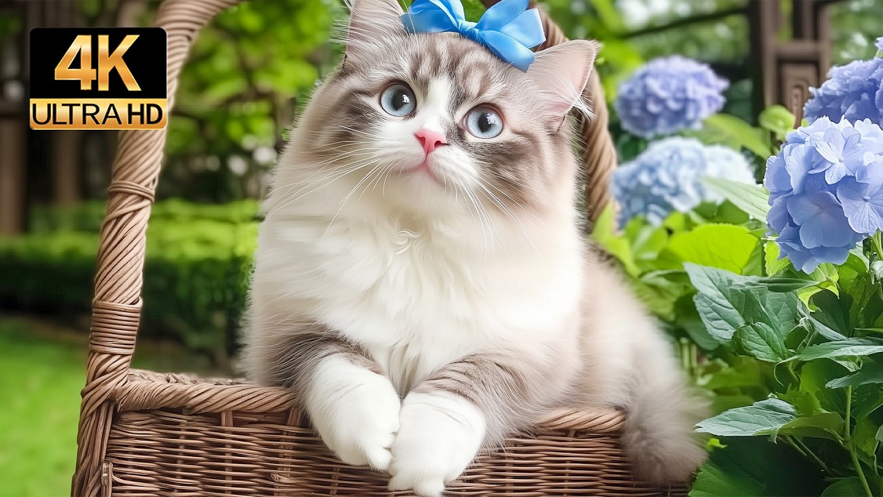 Успокаивающая музыка для кошек 🐱 Приятные звуки, которые успокоят тревожных кошек и помогут им от...