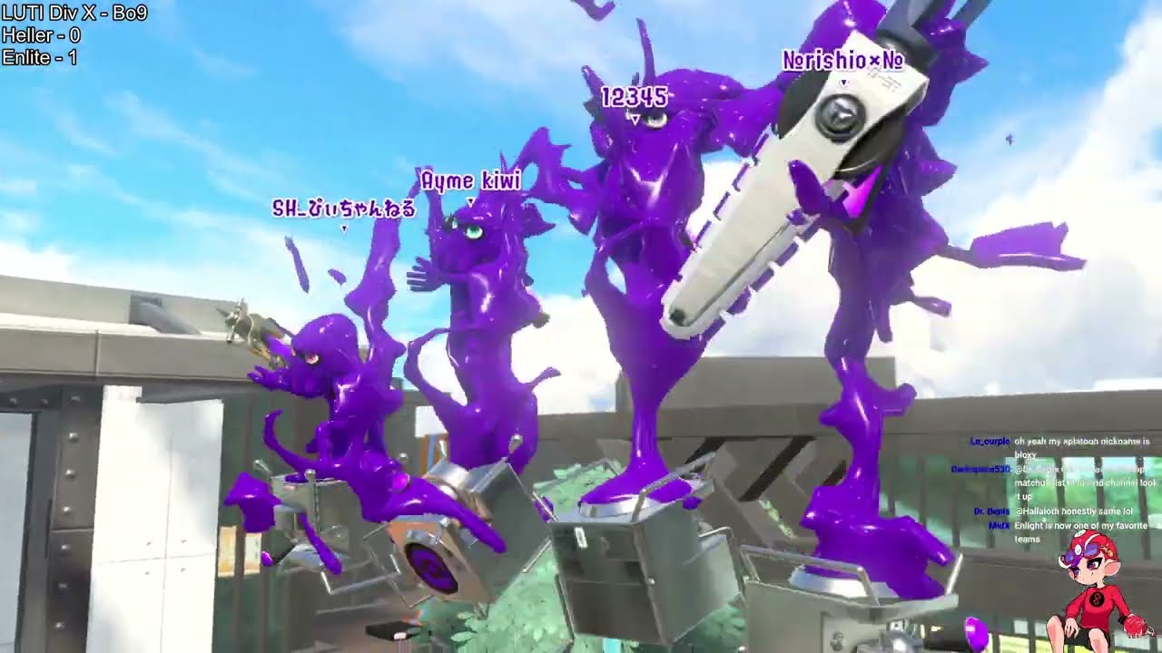 H3 IN TOP LEVEL SPLATOON? (LUTI Div X Playoffs Heller vs Enlite)