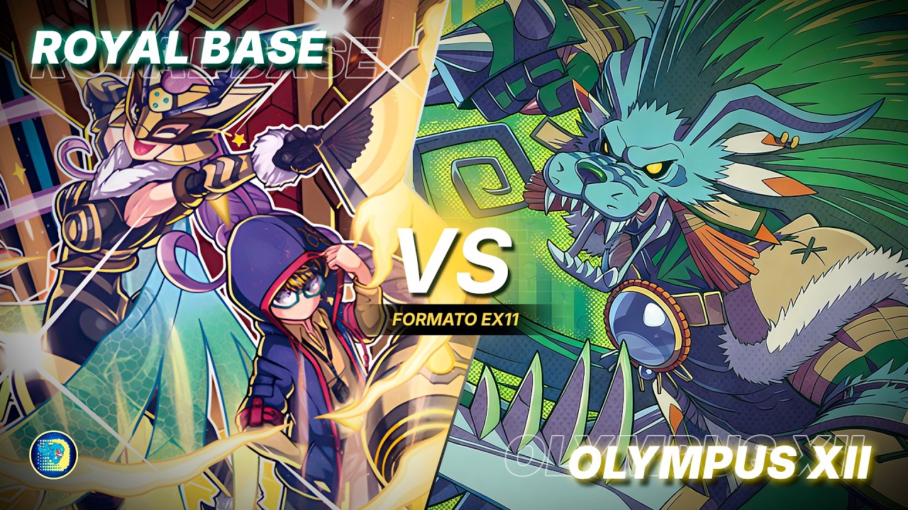 Royal Base vs Olympus XII  | Partida Comentada EX11| Digimon Card Game & TCG