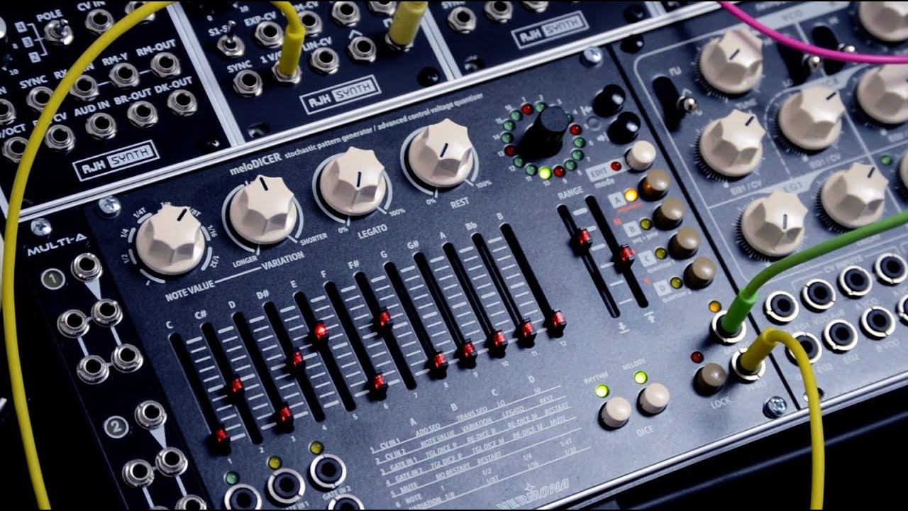Vermona meloDICER - amazing melodic Stochastic pattern generator ( no talk)